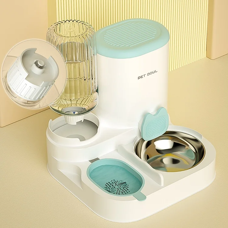 2 1 Cat Bowl Feeder Dog Pet Water Dispenser Rounded Bottle Shape Plastic Silicone Integrated Bowl 6L Capacity Cat Food Storage
2 1 Cat Bowl Feeder Dog Pet Water Dispenser Rounded Bottle Shape Plastic Silicone Integrated Bowl 6L Capacity Cat Food Storage