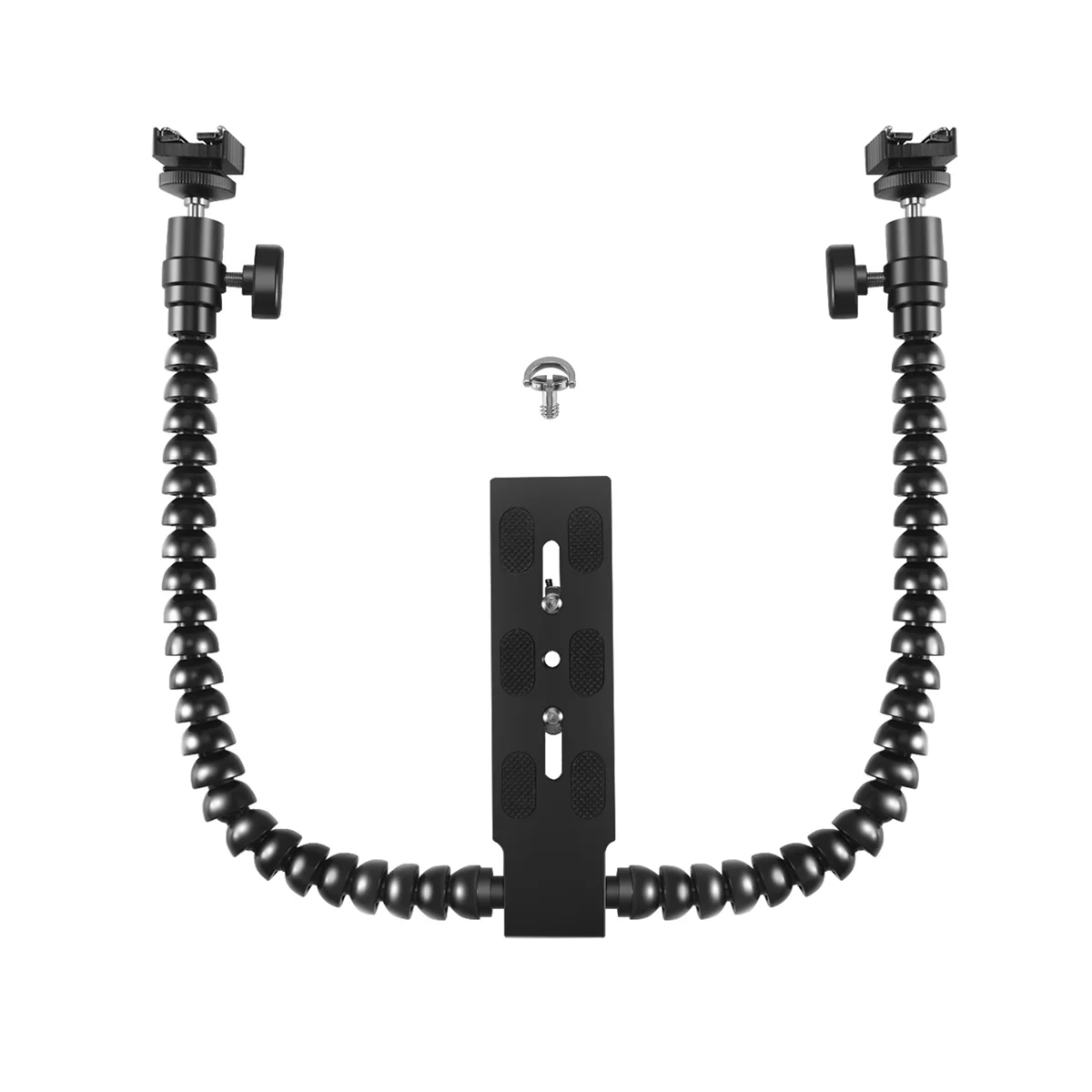 Supernew New Flexible Dual Arm Hot Shoe Flash Bracket Mount Holder for Macro Shot Camera Accessories
Supernew New Flexible Dual Arm Hot Shoe Flash Bracket Mount Holder for Macro Shot Camera Accessories