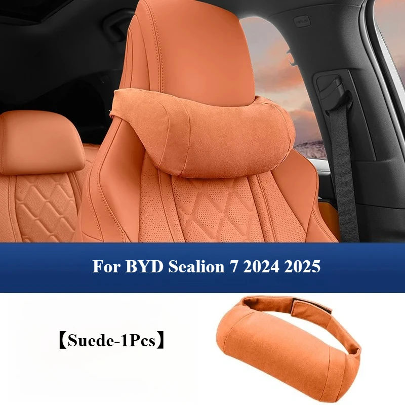 For BYD Sealion 7 2024 2025 Car Suede Leather Seat Neck Pillow Headrest Waist Lumbar Support Cushion Car Interior Accessories
For BYD Sealion 7 2024 2025 Car Suede Leather Seat Neck Pillow Headrest Waist Lumbar Support Cushion Car Interior Accessories