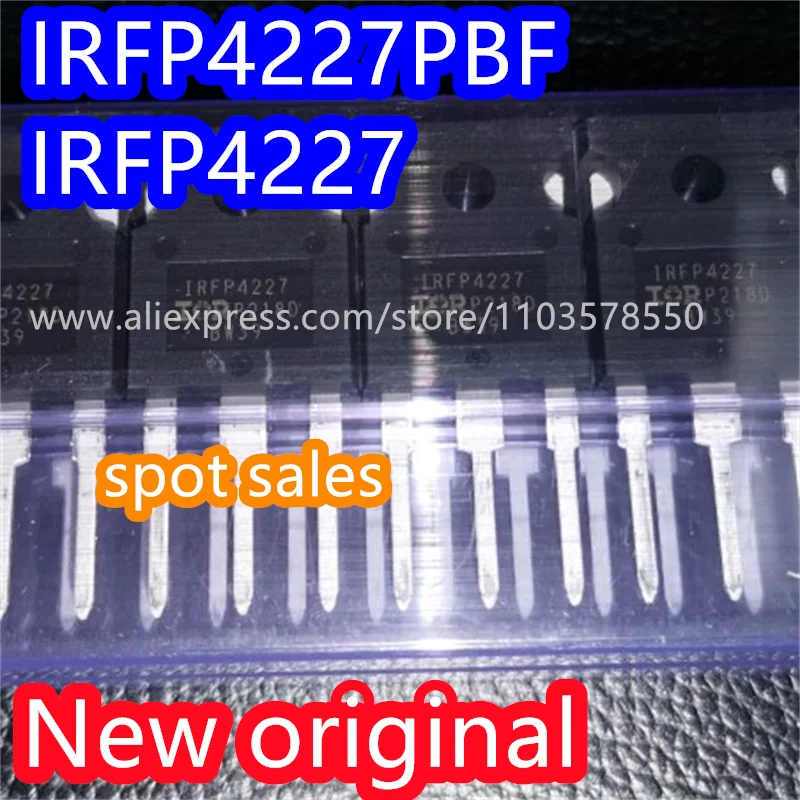 (10 шт.) 100% новый оригинальный IRFP4227PBF посылка TO247 N-канальный 200 В/65 А полевой транзистор MOSFET с прямой вставкой IRFP4227
(10 шт.) 100% новый оригинальный IRFP4227PBF посылка TO247 N-канальный 200 В/65 А полевой транзистор MOSFET с прямой вставкой IRFP4227
