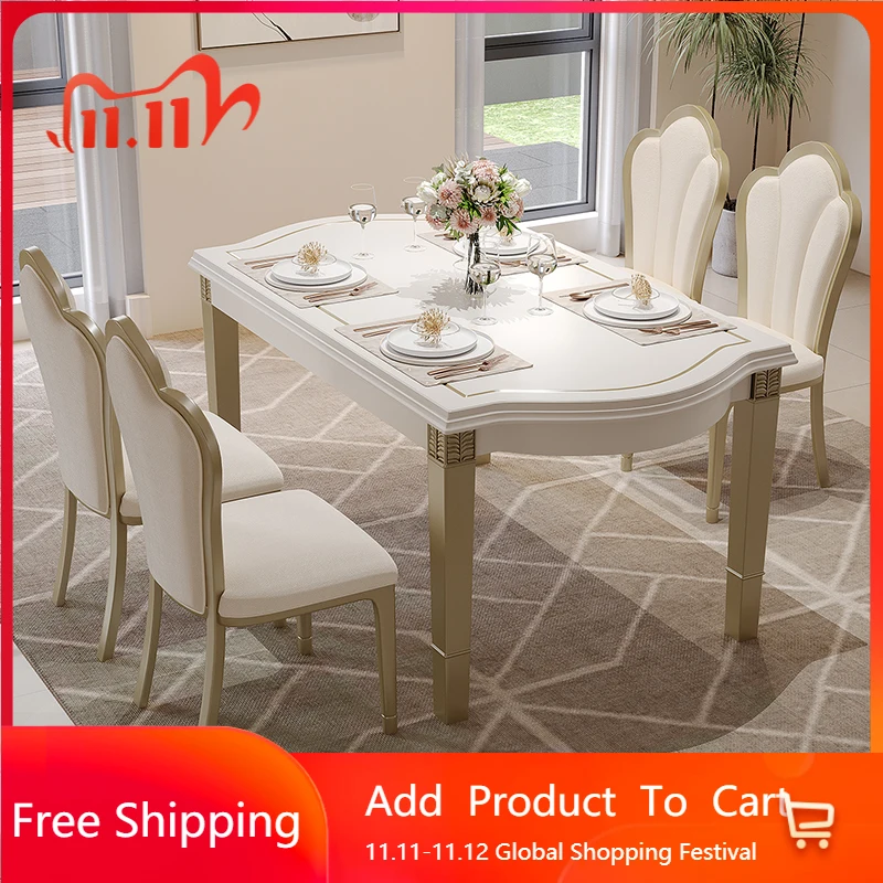 Наборы обеденных столов для вечеринок в скандинавском стиле, роскошные современные обеденные столы для гостиной, деревянная копия Juegos De Comedor, уникальная мебель
Наборы обеденных столов для вечеринок в скандинавском стиле, роскошные современные обеденные столы для гостиной, деревянная копия Juegos De Comedor, уникальная мебель