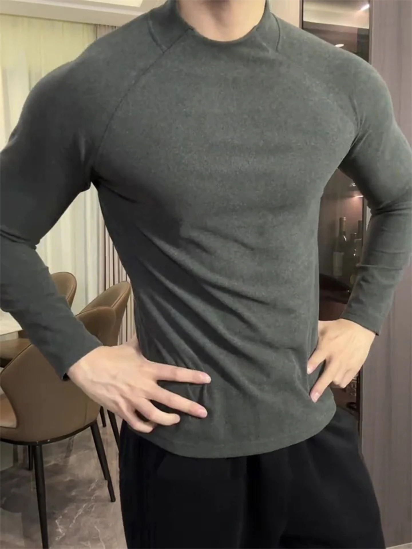 ay Мужская длинная свеская основа irt Внутренняя одежда Dervo Fitn Толстовка с волнистыми вставками Зимняя футболка High Sensation Slim Fit...
ay Мужская длинная свеская основа irt Внутренняя одежда Dervo Fitn Толстовка с волнистыми вставками Зимняя футболка High Sensation Slim Fit...