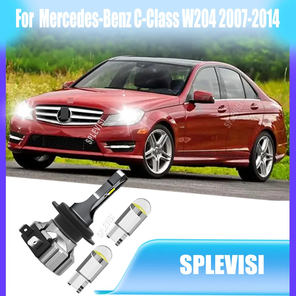 2PCS H7 LED Headlight Bulbs, 300% Brighter Light, 6000K Daylight, For Mercedes-Benz C-Class W204 2007 2008 2009 2010 2011-2014
2PCS H7 LED Headlight Bulbs, 300% Brighter Light, 6000K Daylight, For Mercedes-Benz C-Class W204 2007 2008 2009 2010 2011-2014