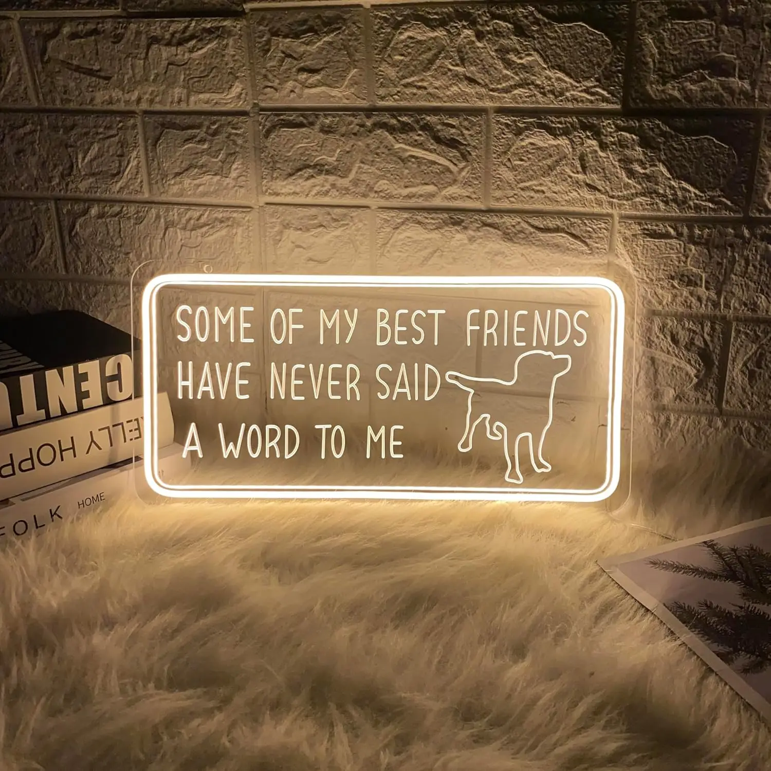 Some Of My Best Friends Neon Light Sign Dimmable LED Neon Sign For Wall Decor Room Pet Shop Club Decor Birthday Art Gift Lamp
Some Of My Best Friends Neon Light Sign Dimmable LED Neon Sign For Wall Decor Room Pet Shop Club Decor Birthday Art Gift Lamp