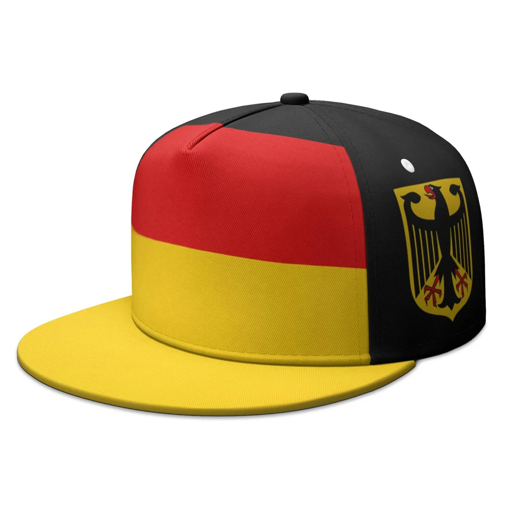 Germany Flat Brimmed Cap Custom Name Number Deu Nation Flag Hip-hop Hat Country German Bundesrepublik College Photo Headgear
Germany Flat Brimmed Cap Custom Name Number Deu Nation Flag Hip-hop Hat Country German Bundesrepublik College Photo Headgear