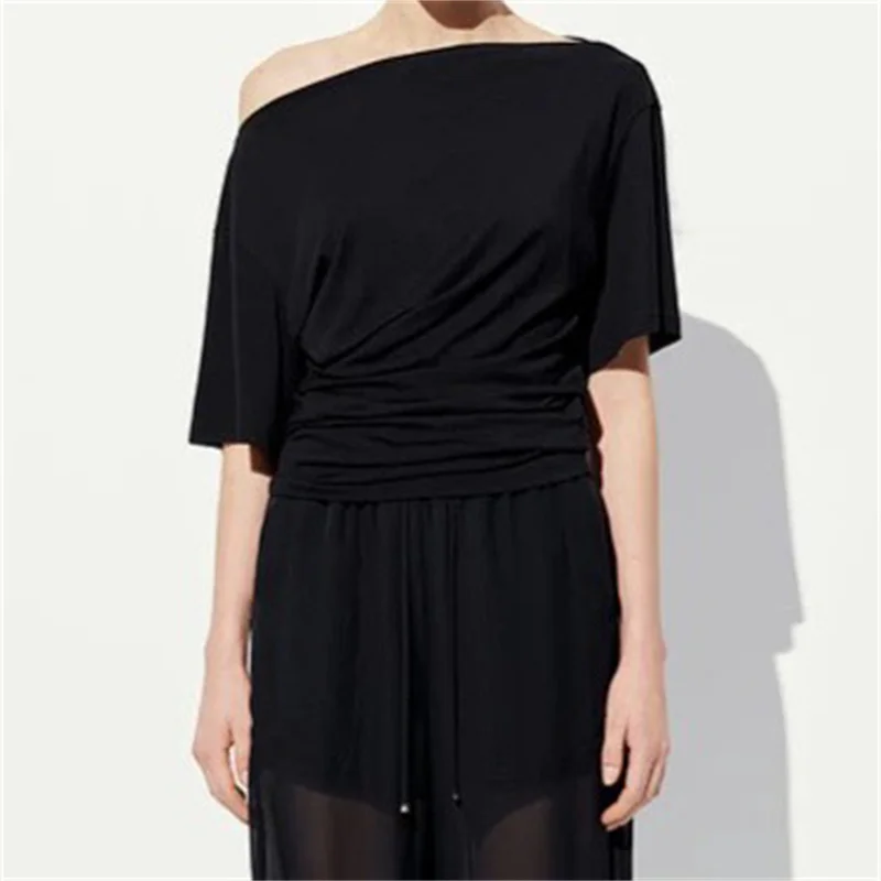 Women's t-shirt New elastic knitted round neck short sleeved top for summer 2025 Asymmetric slim fit pullover pure cotton corset
Women's t-shirt New elastic knitted round neck short sleeved top for summer 2025 Asymmetric slim fit pullover pure cotton corset