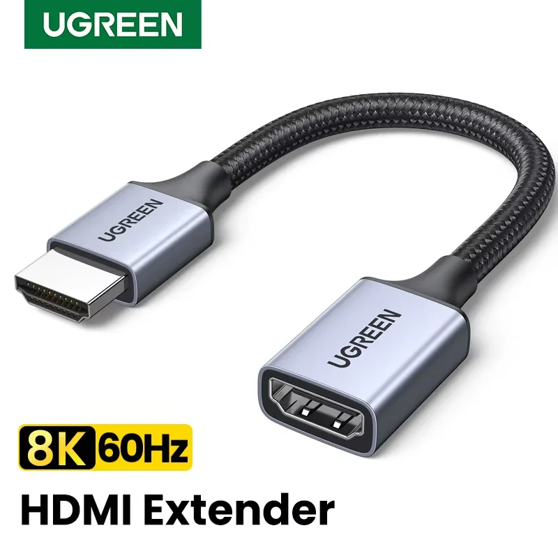 UGREEN HDMI-Compatible Extender 8K/60Hz Extension Cable For MacBook Pro 2021 PS5 Xbox Series X TV HD Cable Ultra High Speed Cord
UGREEN HDMI-Compatible Extender 8K/60Hz Extension Cable For MacBook Pro 2021 PS5 Xbox Series X TV HD Cable Ultra High Speed Cord