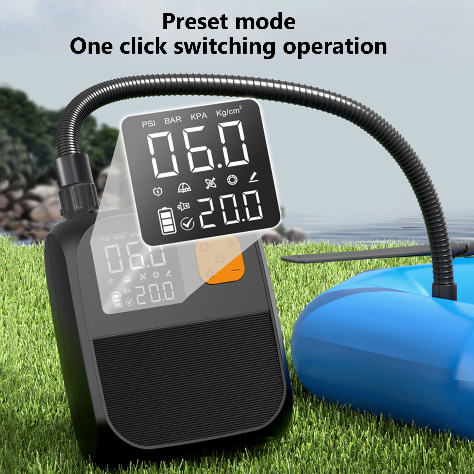 25PSI SUP Air Pump Charging Electric Paddle Board Pump Portable Electric Pump for Inflatable Stand Up Paddle Board Kayaks Boats
25PSI SUP Air Pump Charging Electric Paddle Board Pump Portable Electric Pump for Inflatable Stand Up Paddle Board Kayaks Boats