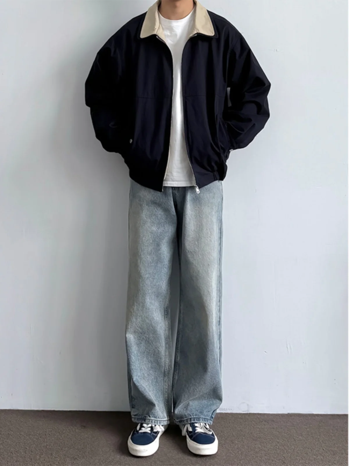 Retro American Blue Jeans Men's Washed mid High Waist Lift Crotch Trendy Cleanfit Straight Leg Pants Summer Youth Fashion
Retro American Blue Jeans Men's Washed mid High Waist Lift Crotch Trendy Cleanfit Straight Leg Pants Summer Youth Fashion