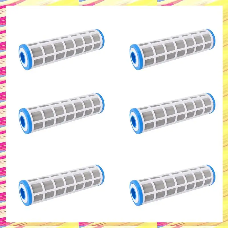ABJJ 6Pcs 10 Inch Stainless Steel Wire Mesh Filter Cartridge Water Purifier Pre Filter For Scale Prevention
ABJJ 6Pcs 10 Inch Stainless Steel Wire Mesh Filter Cartridge Water Purifier Pre Filter For Scale Prevention