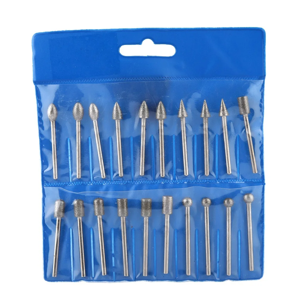 20pcs/set Corundum Diamond Grinding Polishing Drill Bit Buffing Wheel for Rotary Tool
20pcs/set Corundum Diamond Grinding Polishing Drill Bit Buffing Wheel for Rotary Tool