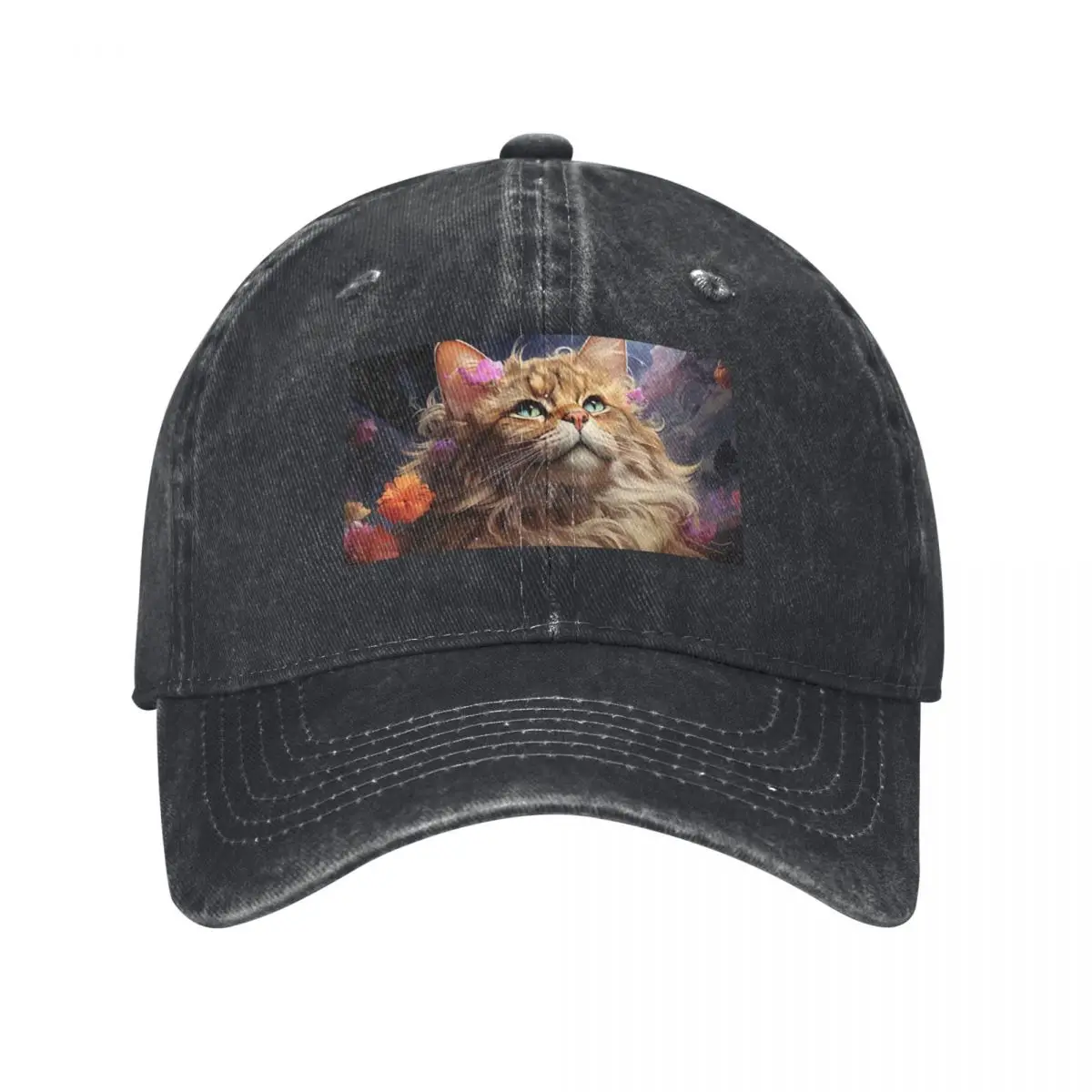 Fluffy Orange Cat Green Eyes Baseball Caps Vintage Denim Washed Headwear Unisex Style Outdoor Running Hats
Fluffy Orange Cat Green Eyes Baseball Caps Vintage Denim Washed Headwear Unisex Style Outdoor Running Hats