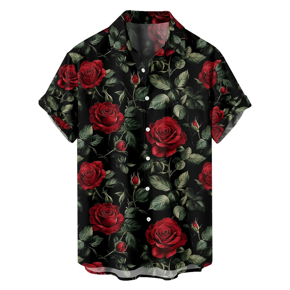 2026 Independent Site New Valentine's Day Rose Men's Short-Sleeve Shirt Summer Fashion Beach Hawaiian Short-Sleeve Shirt
2026 Independent Site New Valentine's Day Rose Men's Short-Sleeve Shirt Summer Fashion Beach Hawaiian Short-Sleeve Shirt
