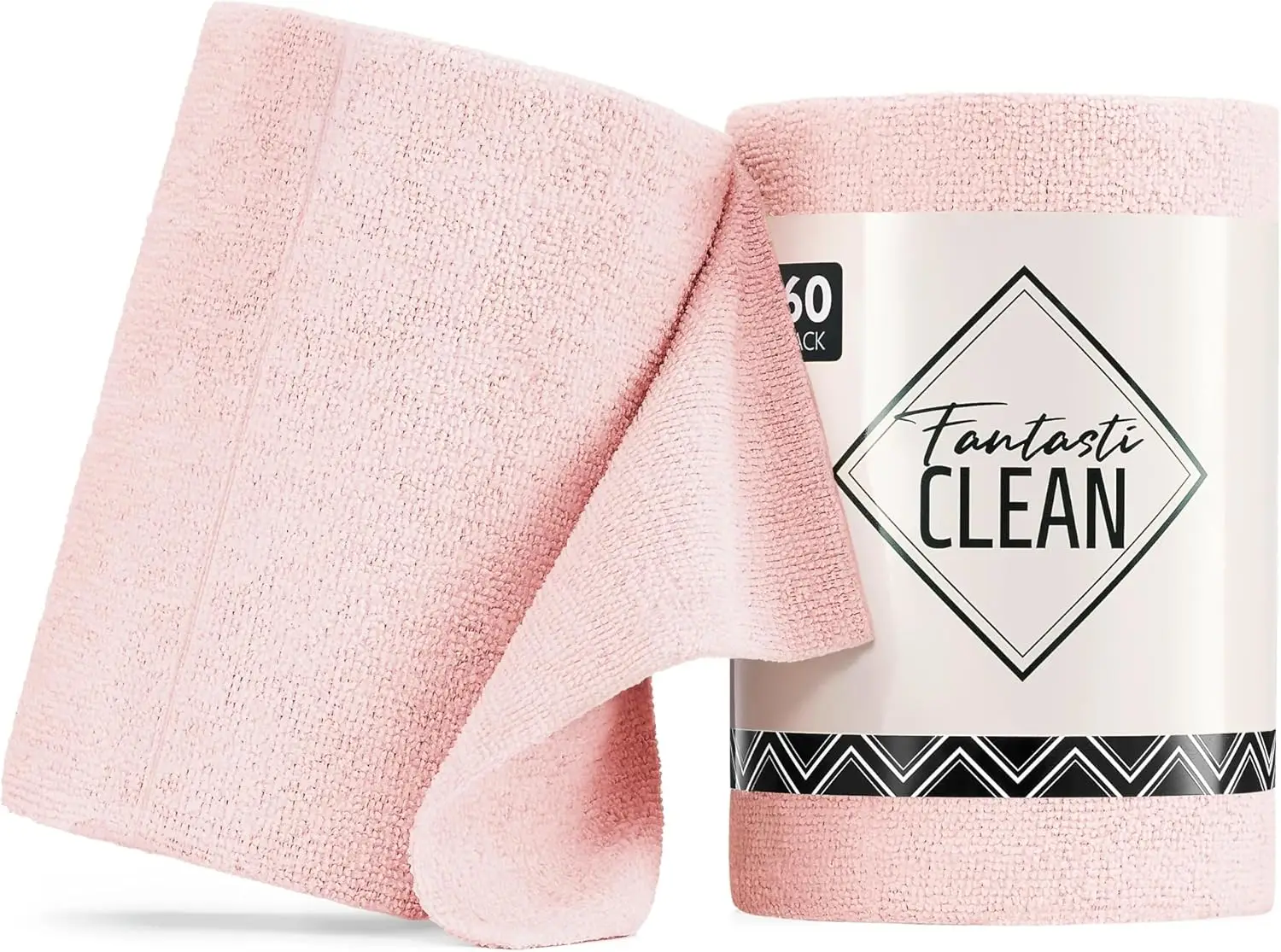 60-Pack Microfiber Cleaning Cloth Roll, 8x8 Inches, Reusable Washable Rags for Kitchen, Home, Pet, Office
60-Pack Microfiber Cleaning Cloth Roll, 8x8 Inches, Reusable Washable Rags for Kitchen, Home, Pet, Office