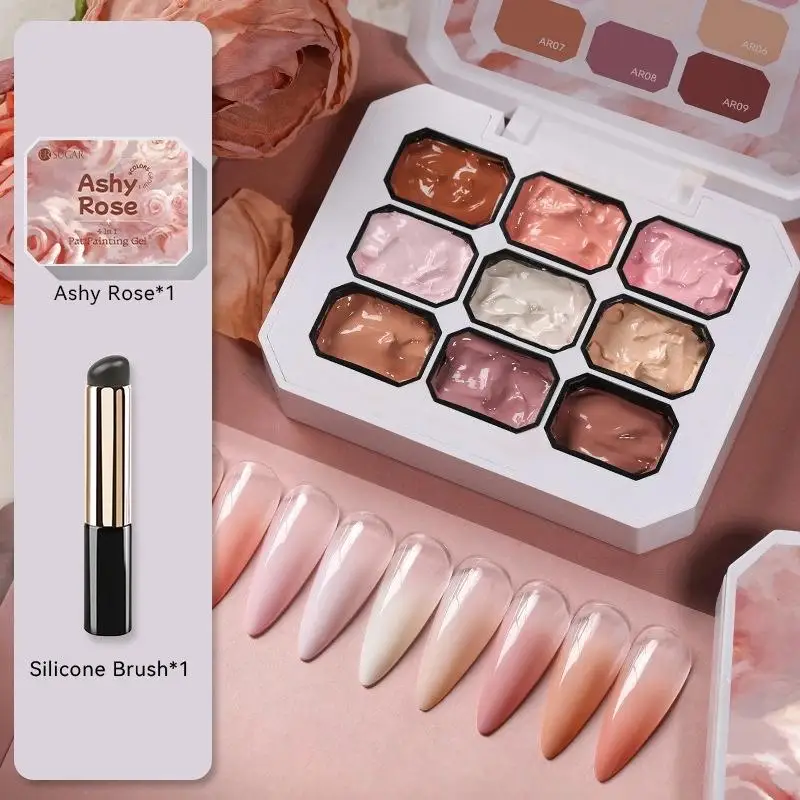 Набор гелей для градиентной росписи ногтей 9 цветов, 50/100 шт., мини-спонжи, французский омбре, пигментированный гель-лак, инструмент для маникюра
Набор гелей для градиентной росписи ногтей 9 цветов, 50/100 шт., мини-спонжи, французский омбре, пигментированный гель-лак, инструмент для маникюра