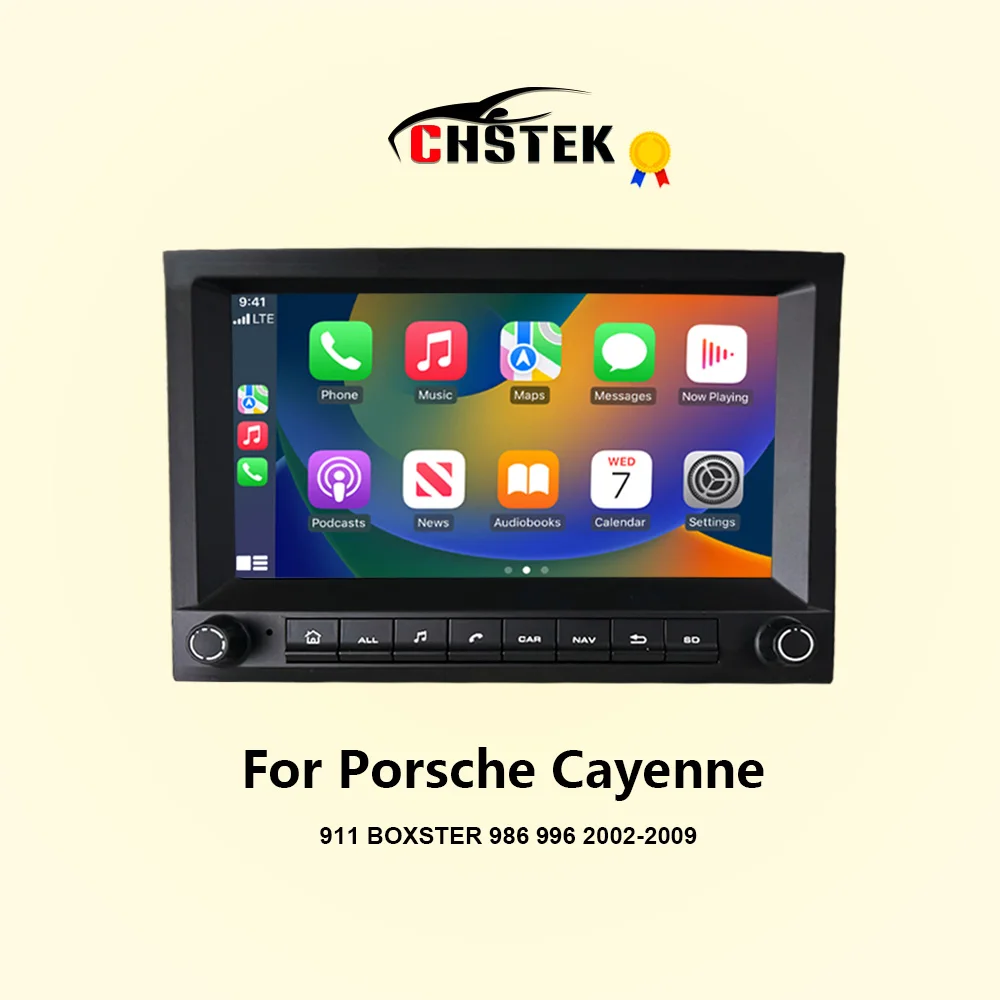 CHSTEK Car Radio Carplay Android 13 For Porsche Cayman Cayenne 911 996 MK2 Boxster 997 2003-2009 GPS Bluetooth WIFI 4G Autoradio
CHSTEK Car Radio Carplay Android 13 For Porsche Cayman Cayenne 911 996 MK2 Boxster 997 2003-2009 GPS Bluetooth WIFI 4G Autoradio