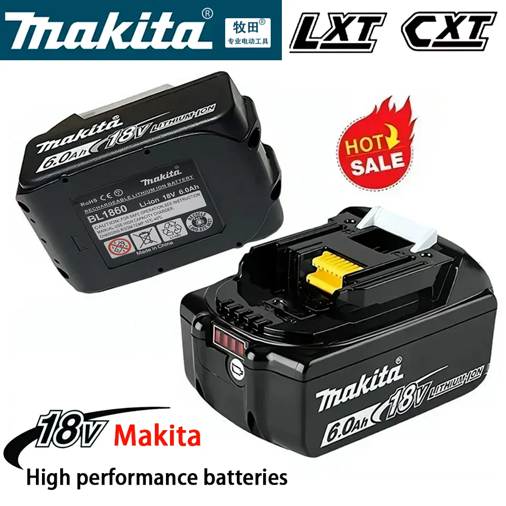 Original Makita BL1860B 18V screwdriver cordless impact drill tool battery 9Ah 6Ah 5Ah 3Ah
Original Makita BL1860B 18V screwdriver cordless impact drill tool battery 9Ah 6Ah 5Ah 3Ah