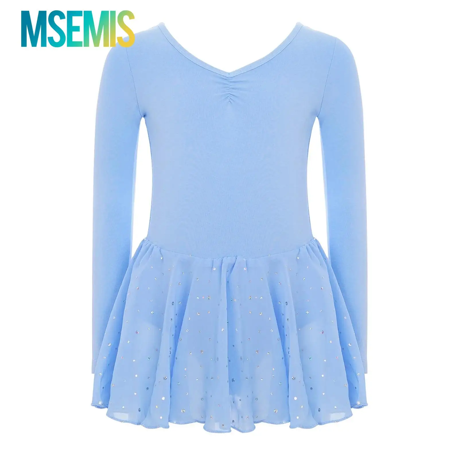 Детское гимнастическое трико для девочек, платье-бретелька для балета и танцев, костюм для выступлений, платье с рюшами спереди и длинными рукавами, бантом и блестками
Детское гимнастическое трико для девочек, платье-бретелька для балета и танцев, костюм для выступлений, платье с рюшами спереди и длинными рукавами, бантом и блестками