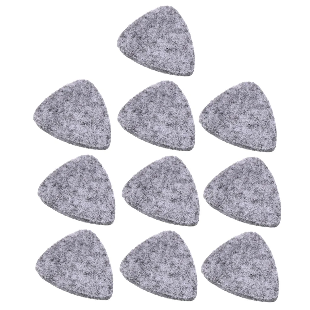10pcs 3mm Wool Felt Material Guitar Pick Bass Guitar Plectrum Ukulele Guitar Picks Accessories (Grey)
10pcs 3mm Wool Felt Material Guitar Pick Bass Guitar Plectrum Ukulele Guitar Picks Accessories (Grey)