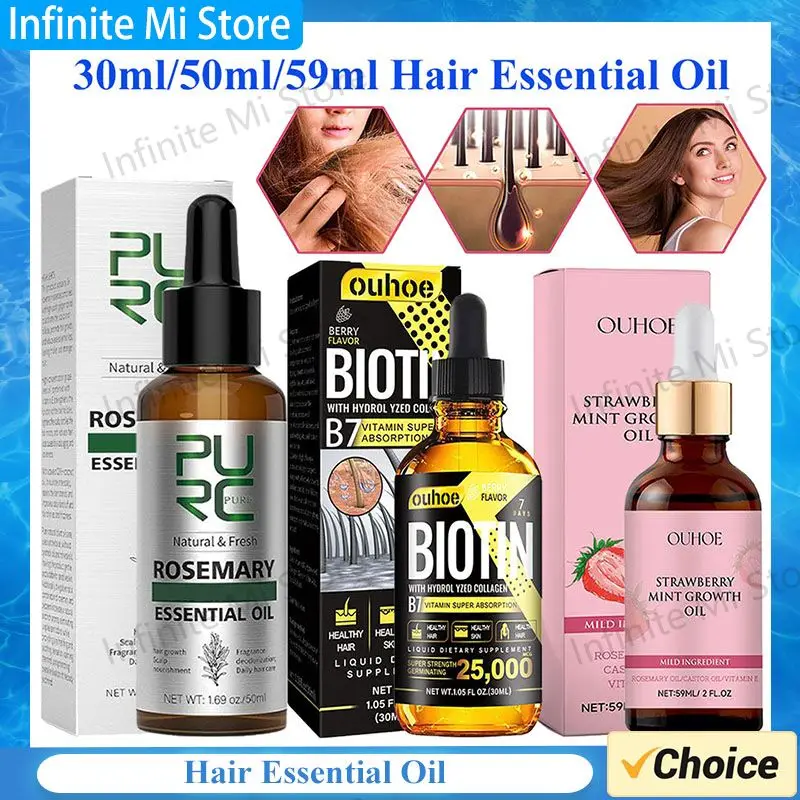 Rosemary Hair Strengthening Oil Biotin B7 Essential Oils Nourishing Treatment Split Ends Dry All Types 30ml/50ml/59ml
Rosemary Hair Strengthening Oil Biotin B7 Essential Oils Nourishing Treatment Split Ends Dry All Types 30ml/50ml/59ml