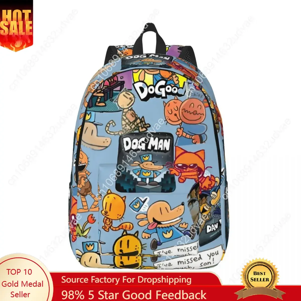 Dog Man Comic Movie Backpack for Men Women Casual High School Business Daypack College Canvas Bags Lightweight
Dog Man Comic Movie Backpack for Men Women Casual High School Business Daypack College Canvas Bags Lightweight