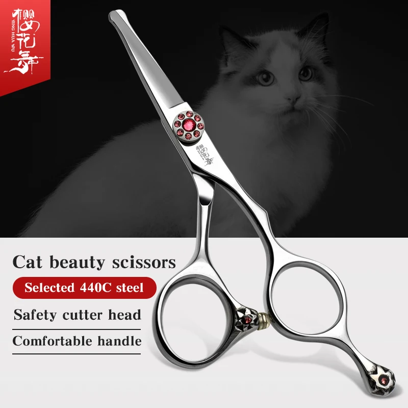 Cat hair cutting artifact hair trimming beauty straight scissors 4.5 inch professional hairdressing scissors for cats
Cat hair cutting artifact hair trimming beauty straight scissors 4.5 inch professional hairdressing scissors for cats