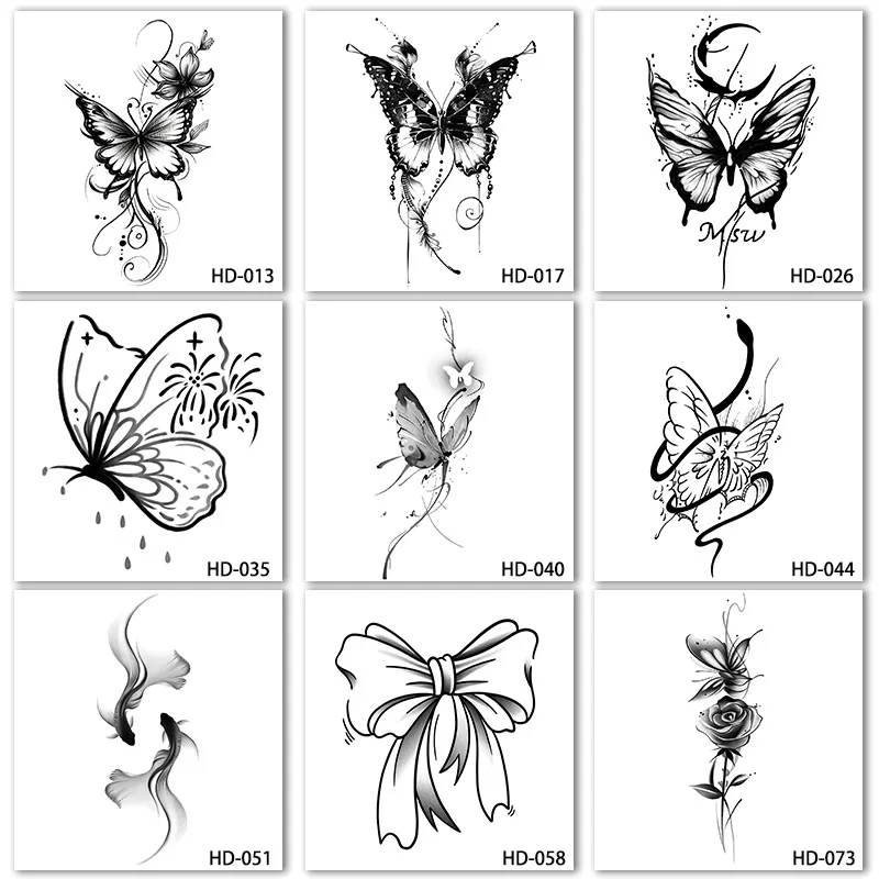 Elegant Botanical Floral Tattoo Stickers Waterproof Realistic Non-reflective Semi-permanent Design Female Arm Collarbone Decor
Elegant Botanical Floral Tattoo Stickers Waterproof Realistic Non-reflective Semi-permanent Design Female Arm Collarbone Decor