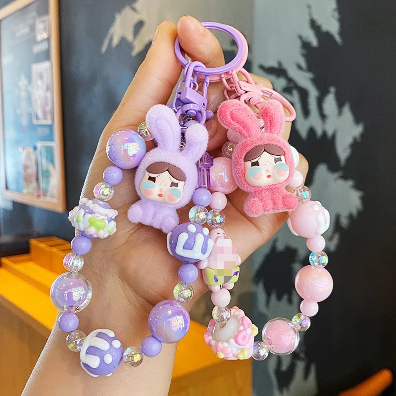 Kawaii Labubu Beaded Keychain Three-dimensional Flocking Doll Crybaby Schoolbag Pendant Cartoon Couple Cell Phone Chain Gifts
Kawaii Labubu Beaded Keychain Three-dimensional Flocking Doll Crybaby Schoolbag Pendant Cartoon Couple Cell Phone Chain Gifts