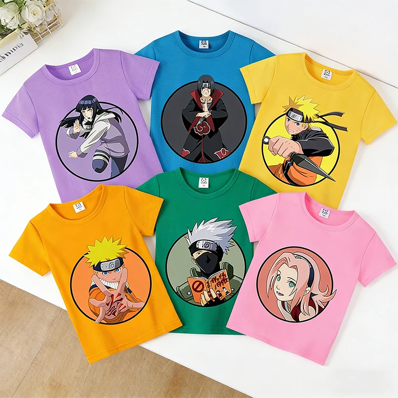 Naruto Children T-shirt Girl Boy Cotton Short Sleeves Anime Cartoon Tees Fashion Round Neck T Shirt Kids Cartoon Summer Clothes
Naruto Children T-shirt Girl Boy Cotton Short Sleeves Anime Cartoon Tees Fashion Round Neck T Shirt Kids Cartoon Summer Clothes