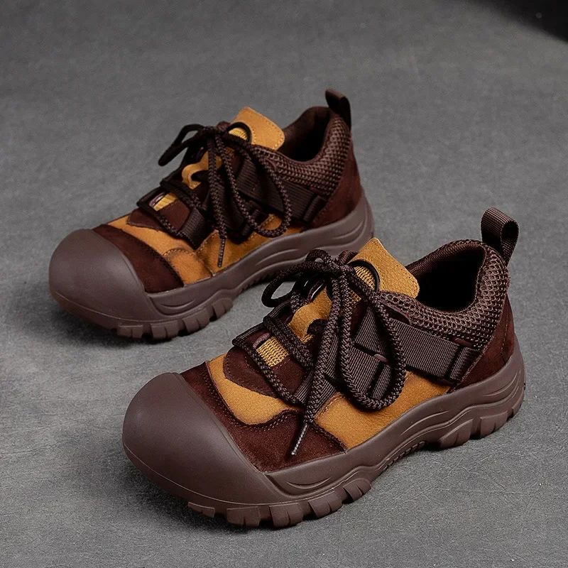 Birkuir Genuine Leather Hiking Shoes For Women Lace Up Outdoor Sport Sneakers Running Shoes Woman Luxury Mixed Colors Casual
Birkuir Genuine Leather Hiking Shoes For Women Lace Up Outdoor Sport Sneakers Running Shoes Woman Luxury Mixed Colors Casual