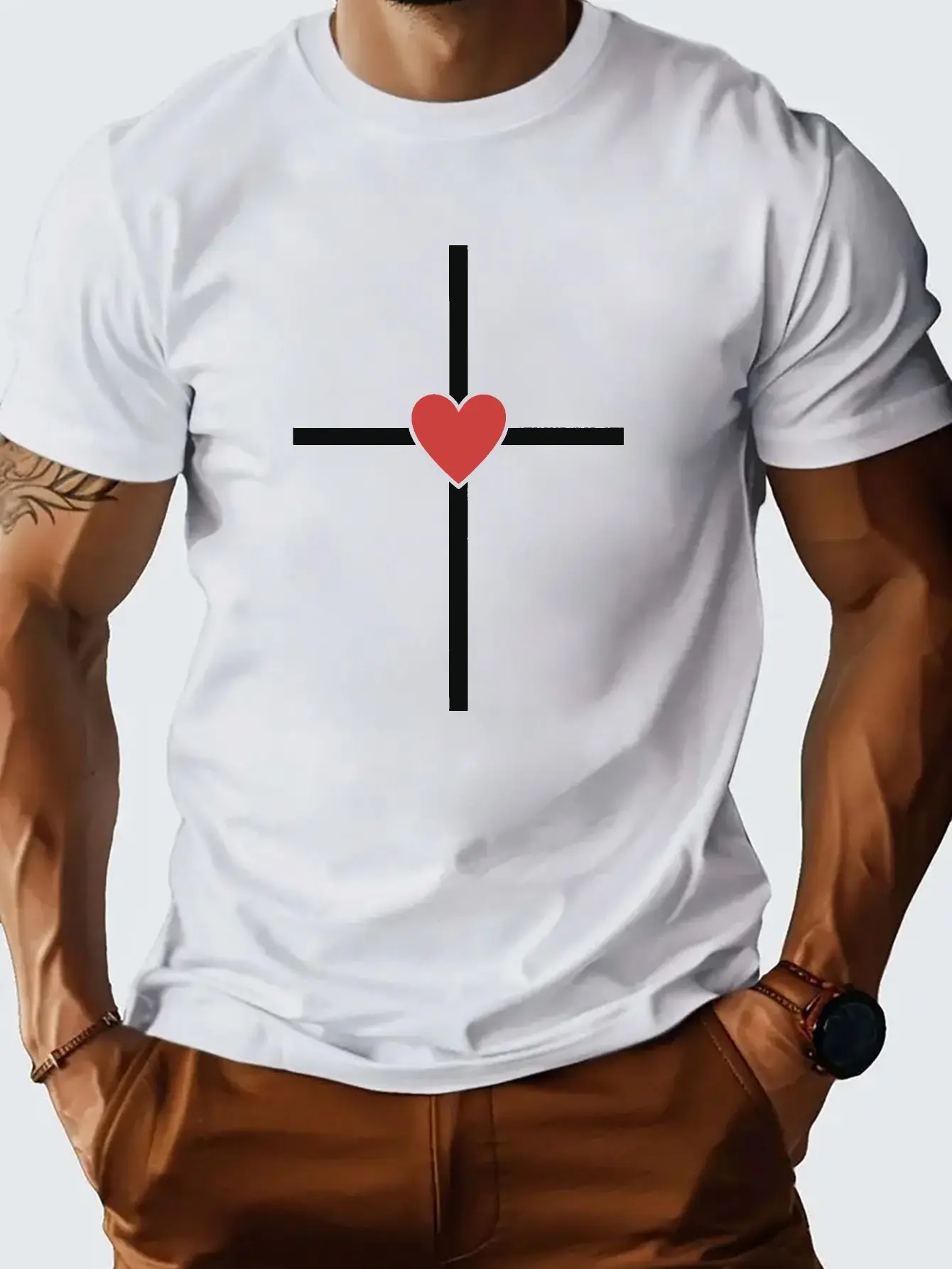 Cotton short sleeved T-shirt, American fashion brand printed bottom, men's and youth spring/summer round neck casual versatile t
Cotton short sleeved T-shirt, American fashion brand printed bottom, men's and youth spring/summer round neck casual versatile t