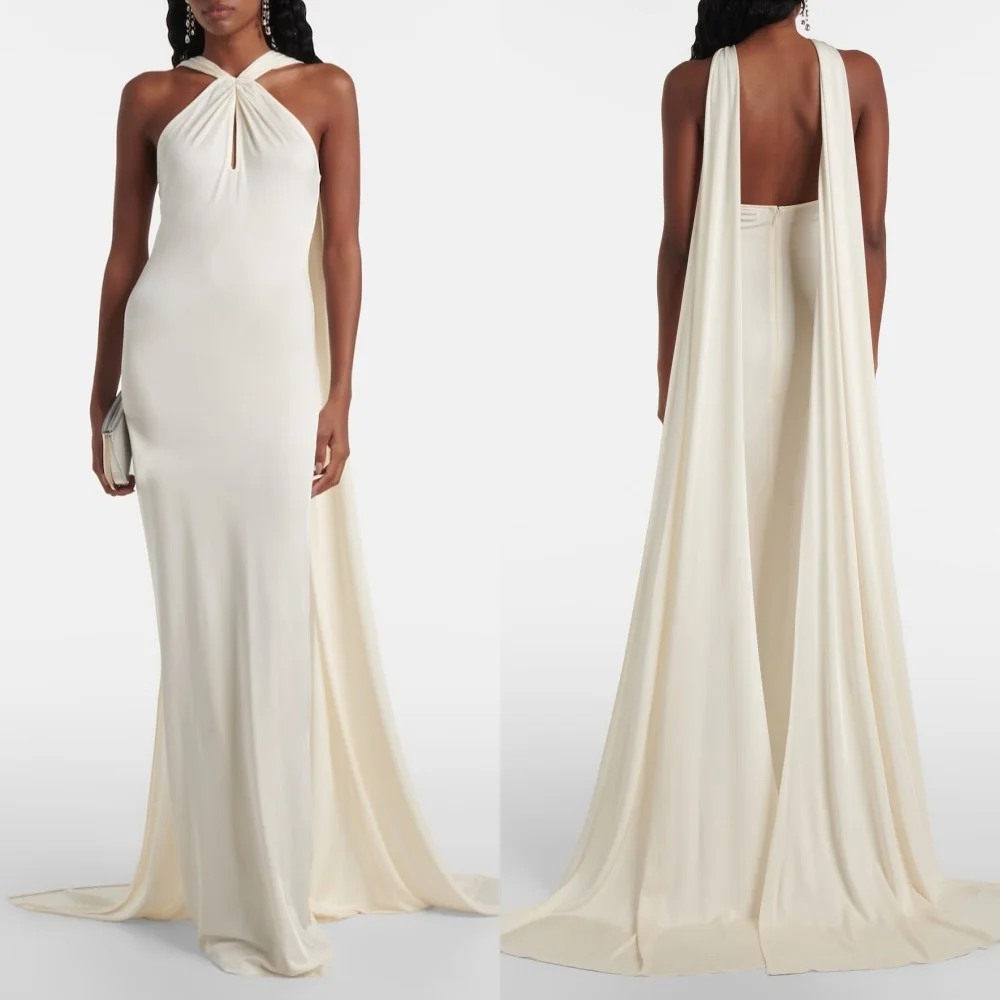 Customized Classic Chiffon Criss-Cross Draped Pleat Straight Halter Long Dresses Bespoke Occasion Dresses Simple Fashion Elegant
Customized Classic Chiffon Criss-Cross Draped Pleat Straight Halter Long Dresses Bespoke Occasion Dresses Simple Fashion Elegant