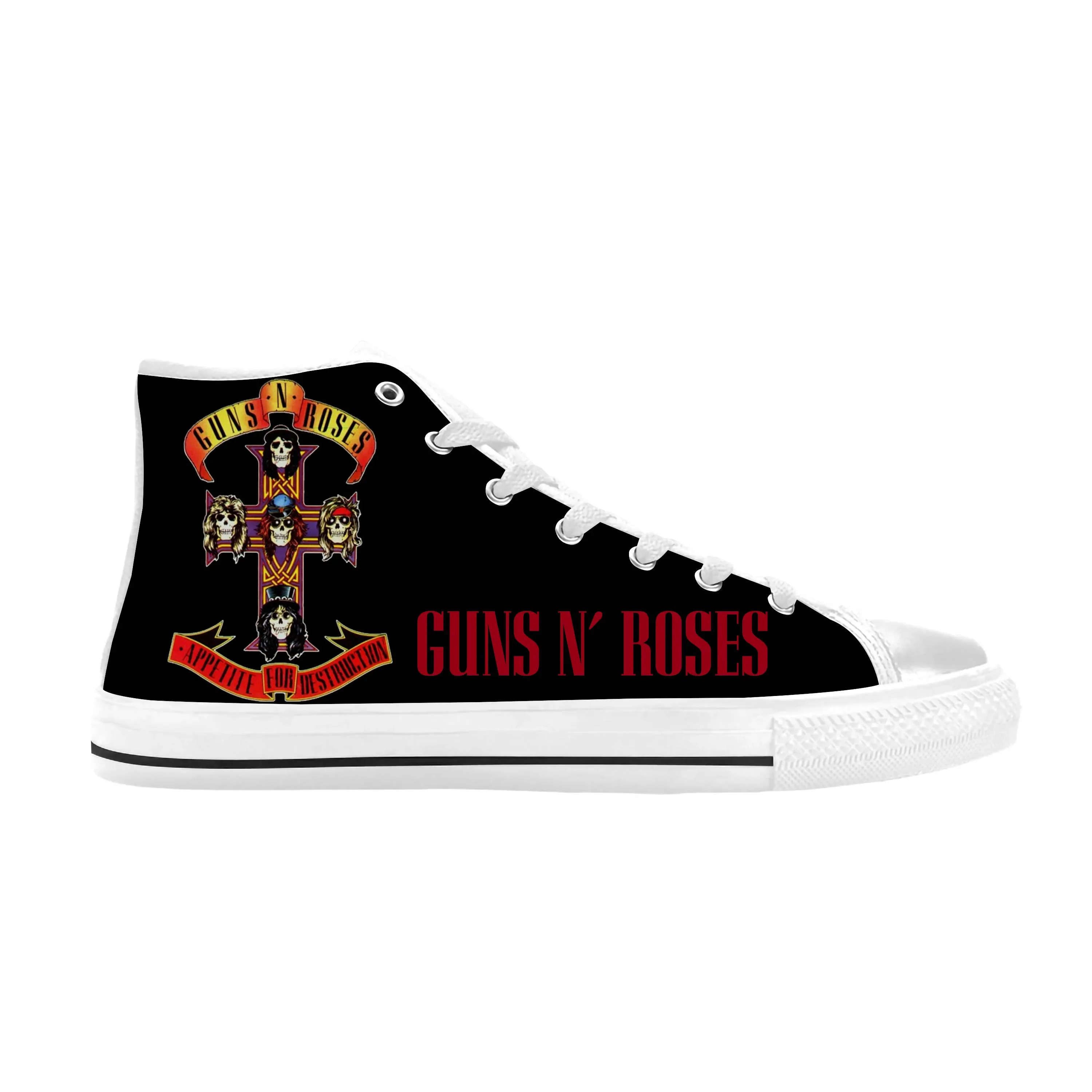 Hot Guns N Roses Rose Heavy Metal Rock Band Music Casual Cloth Shoes High Top Comfortable Breathable 3D Print Men Women Sneakers
Hot Guns N Roses Rose Heavy Metal Rock Band Music Casual Cloth Shoes High Top Comfortable Breathable 3D Print Men Women Sneakers