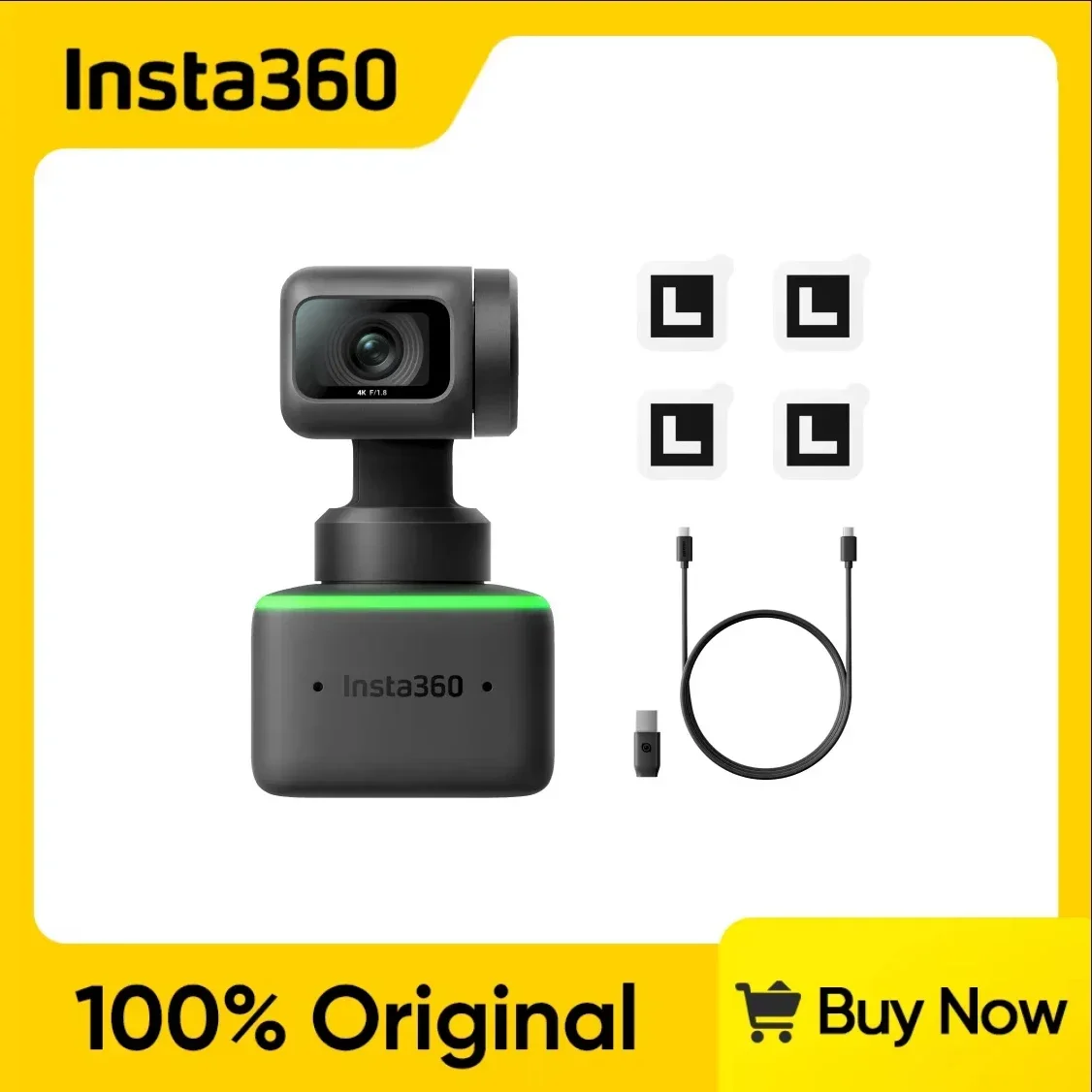 Insta360 Link 2C/2/1 Webcam 4K Webcam AI Tracking Noise-Canceling Gesture Control 4K30fps Insta360
Insta360 Link 2C/2/1 Webcam 4K Webcam AI Tracking Noise-Canceling Gesture Control 4K30fps Insta360