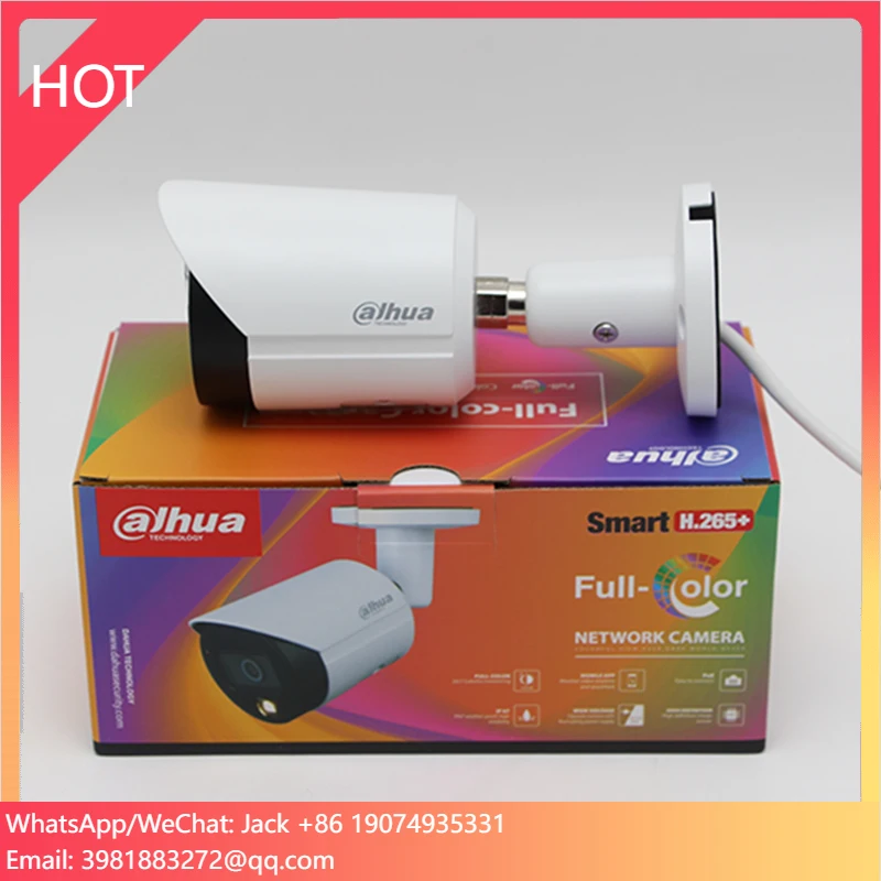 Original IPC-HFW2441S-S 4MP IR Fixed-focal Bullet Network Camera Built-in IR LED And The Max. Illumination Distance 30 M
Original IPC-HFW2441S-S 4MP IR Fixed-focal Bullet Network Camera Built-in IR LED And The Max. Illumination Distance 30 M