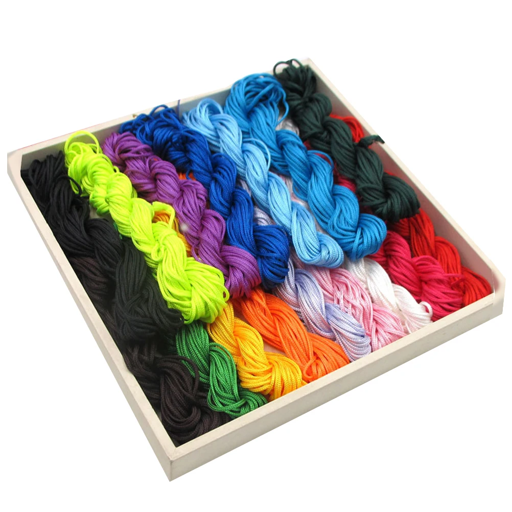 16pcs Diy Braiding Jewelry String Rope Beaded Thread Craft Accessory Cord For Necklace Earring Making Bead String Supplies Mixed 
16pcs Diy Braiding Jewelry String Rope Beaded Thread Craft Accessory Cord For Necklace Earring Making Bead String Supplies Mixed