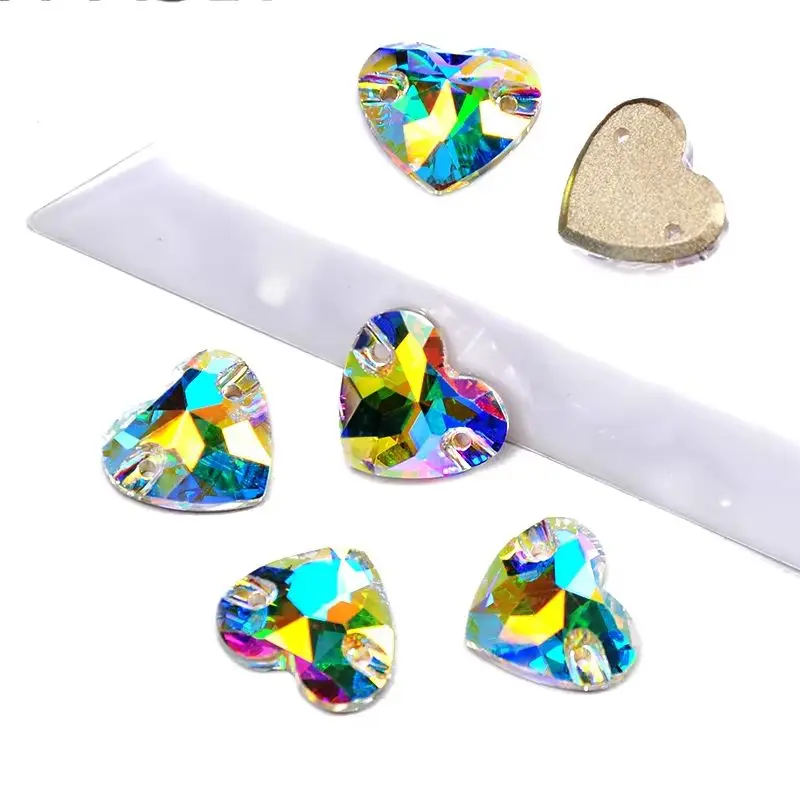 Heart K9 Crystal AB Sew On Rhinestones Glass Strass Sewing Rhinestone стразы Sew on Rhinestone for Dress Garment Decoration
Heart K9 Crystal AB Sew On Rhinestones Glass Strass Sewing Rhinestone стразы Sew on Rhinestone for Dress Garment Decoration