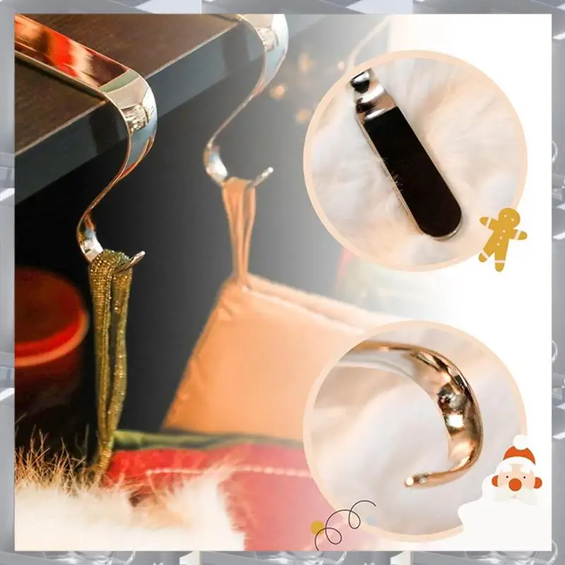 Christmas Stocking Holders Xmas Fireplace Hanger Hooks Holiday Mantel Garland Clips Metal Grips Set Of 4 (Gold) Easy To Use
Christmas Stocking Holders Xmas Fireplace Hanger Hooks Holiday Mantel Garland Clips Metal Grips Set Of 4 (Gold) Easy To Use