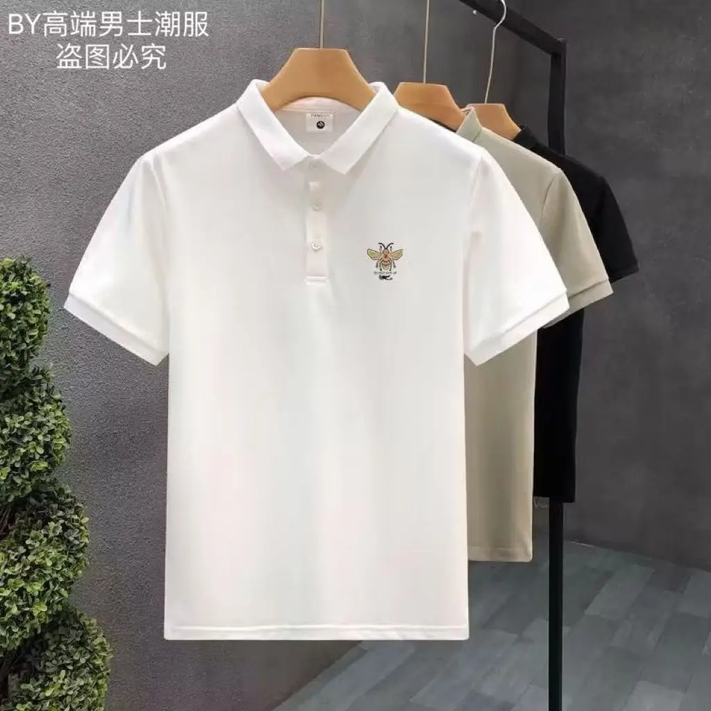 Summer Polo Shirt Paul's Loose Wearing Collared Men's Short-sleeved T-shirt Casual Half-sleeved Plus Size
Summer Polo Shirt Paul's Loose Wearing Collared Men's Short-sleeved T-shirt Casual Half-sleeved Plus Size