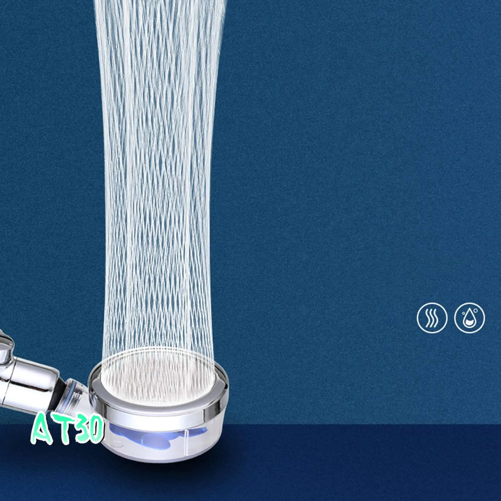 Pressurized Shower Head High Pressure Detachable 360° Rotating Jetting Showerhead Filter For Water Bathroom Bath Shower-AT30
Pressurized Shower Head High Pressure Detachable 360° Rotating Jetting Showerhead Filter For Water Bathroom Bath Shower-AT30