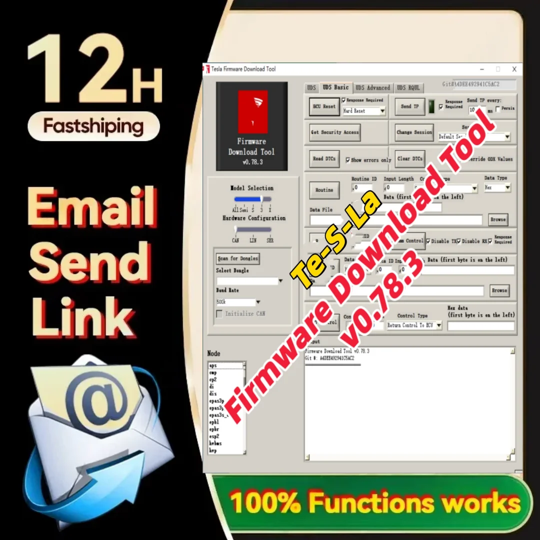 Software Engineer Firmware Download Tool v0.78.3 Te-s-la Front-end unlock, clear steering angle matching One device, one code
Software Engineer Firmware Download Tool v0.78.3 Te-s-la Front-end unlock, clear steering angle matching One device, one code