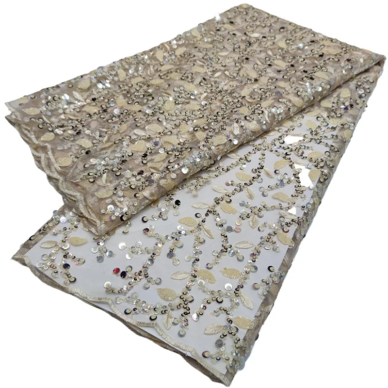Embroidery African Mesh Lace Fabrics Sequins Lace Fabrics Flower Pattern Sequence Laces Fabric for Nigerian Net Lace
Embroidery African Mesh Lace Fabrics Sequins Lace Fabrics Flower Pattern Sequence Laces Fabric for Nigerian Net Lace