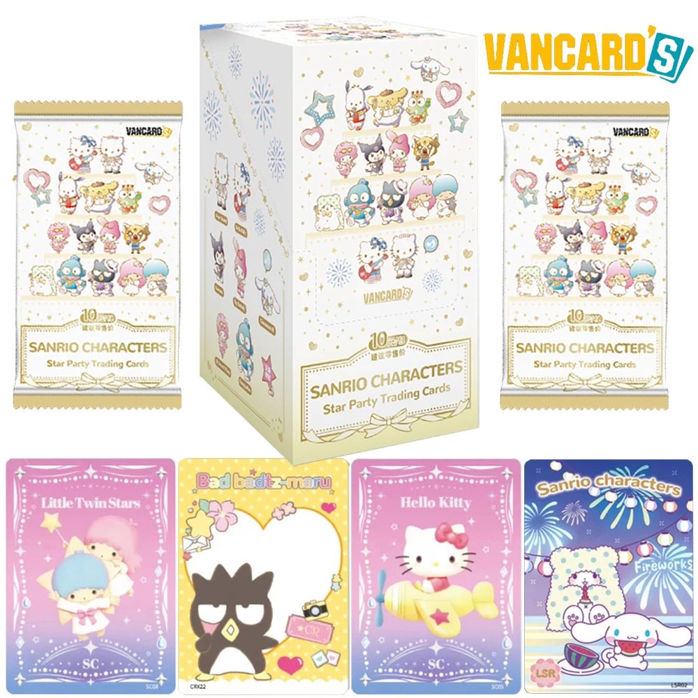 Gennine VANCAR'S Sanrio Collection Card Camping Theme Cute Melody Kuromi Cinnamoroll Rare Card Boys and Girls Treasure Gift Toys
Gennine VANCAR'S Sanrio Collection Card Camping Theme Cute Melody Kuromi Cinnamoroll Rare Card Boys and Girls Treasure Gift Toys