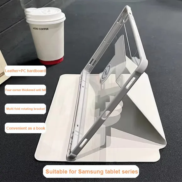 720 ° Rotation Acrylic Leather Case For Samsung Tab S10 FE Plus Case 13.1 S10 FE 10.9 S10 Plus S9FE+ S8 11 S7FE A8 A9 S6 Lite
720 ° Rotation Acrylic Leather Case For Samsung Tab S10 FE Plus Case 13.1 S10 FE 10.9 S10 Plus S9FE+ S8 11 S7FE A8 A9 S6 Lite