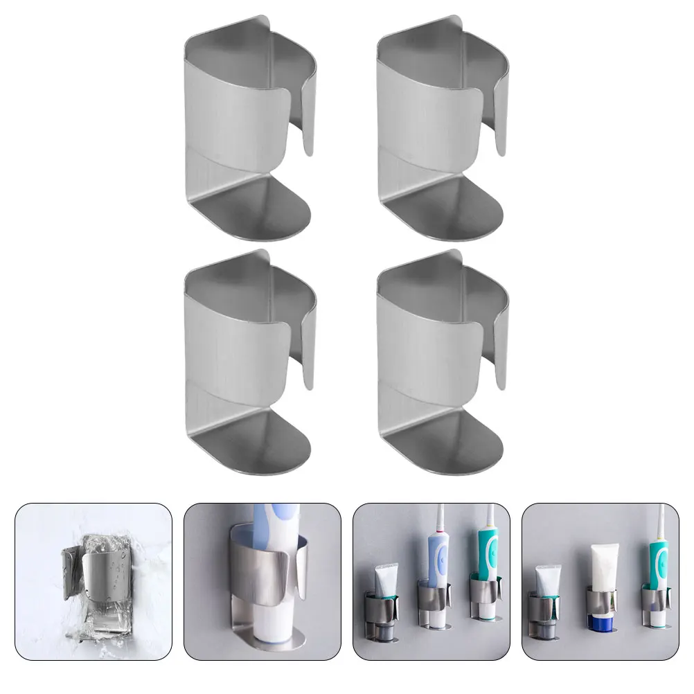 4 Pcs Electric Toothbrush Holder Stainless Steel Stand Rack Storage Home Travel Bathroom Practical Safe Long Lasting
4 Pcs Electric Toothbrush Holder Stainless Steel Stand Rack Storage Home Travel Bathroom Practical Safe Long Lasting
