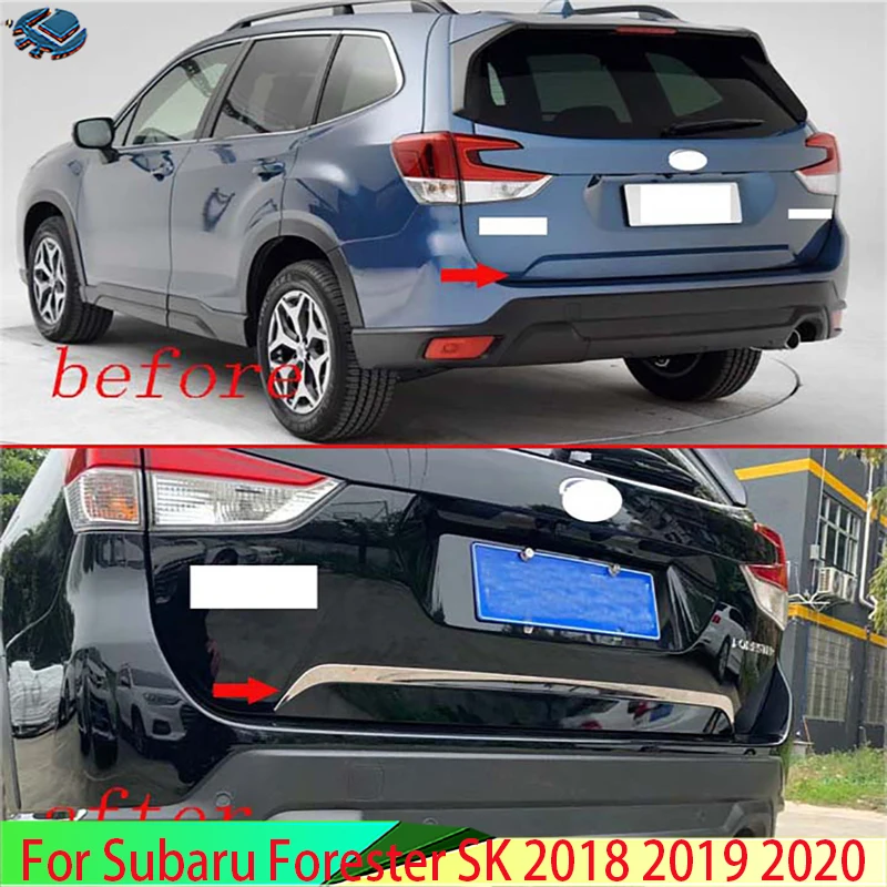 Декоративные аксессуары для Subaru Forester SK 2018 2019, задние ворота из нержавеющей стали
Декоративные аксессуары для Subaru Forester SK 2018 2019, задние ворота из нержавеющей стали