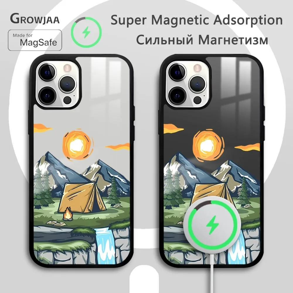 Mountain Waterfall Phone Case For iPhone 16 15 14 13 12 11 Pro Max Plus Mini New Magsafe Mirror Wireless Magnetic Cover
Mountain Waterfall Phone Case For iPhone 16 15 14 13 12 11 Pro Max Plus Mini New Magsafe Mirror Wireless Magnetic Cover