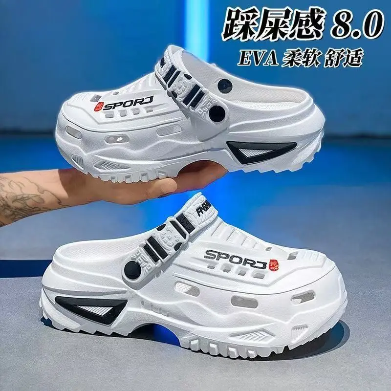 Men's perforated shoes, toe toed shoes, casual driving, two on, thick soled, comfortable, breathable, anti slip, trendy sandals
Men's perforated shoes, toe toed shoes, casual driving, two on, thick soled, comfortable, breathable, anti slip, trendy sandals