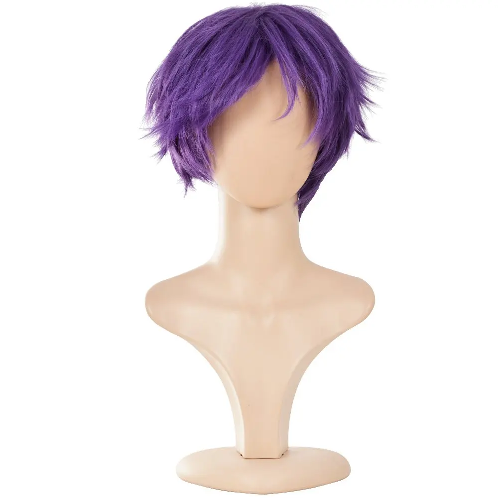 Wigs for Mens' Death Note Male Short Hair Wig Costume Cosplay Wigs Layered Short Hair Wigs with Bangs Pastel Wigs Purple
Wigs for Mens' Death Note Male Short Hair Wig Costume Cosplay Wigs Layered Short Hair Wigs with Bangs Pastel Wigs Purple