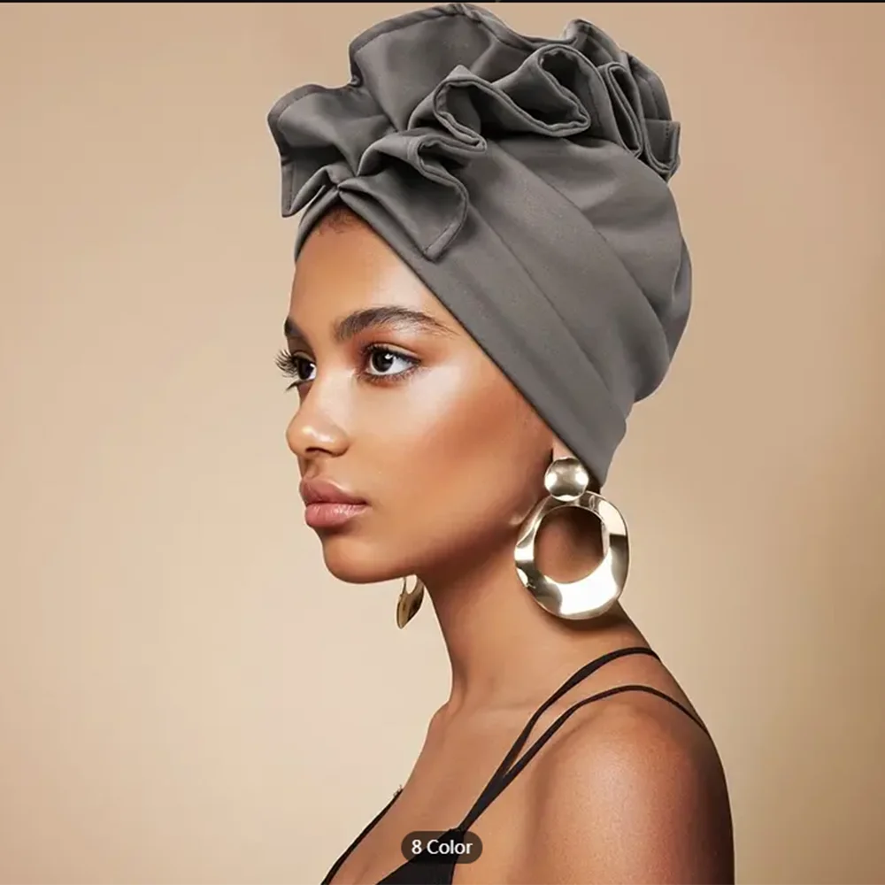 2023 NEW Women's Turban Cap African Lady Head Wraps Soild Color Headscarf Bonnet Cancer Chemo Hat Muslim Turbante Mujer
2023 NEW Women's Turban Cap African Lady Head Wraps Soild Color Headscarf Bonnet Cancer Chemo Hat Muslim Turbante Mujer